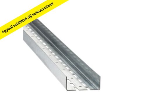 P UA 100  5 fm / 2mm merevítőprofil