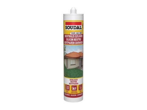 SOUDAL NEUTRÁLIS SZILIKON FEHÉR