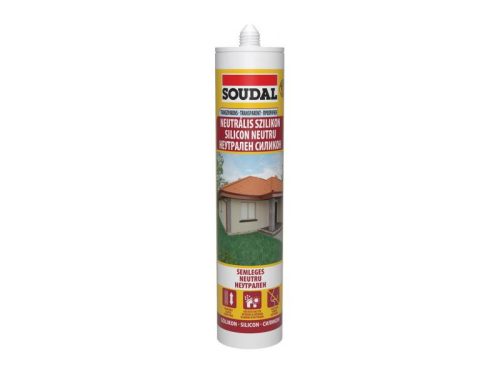 SOUDAL NEUTRÁLIS SZILIKON TRANSZPARENS