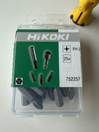 HIKOKI BIT HEGY 1/4" PH2 25mm 752257