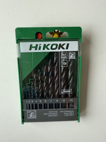 HIKOKI FÚRÓSZÁR SZETT 10db HSS-R 780095