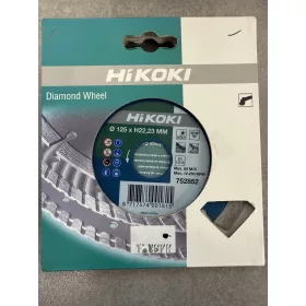 HIKOKI GYÉMÁNTKORONG 125X22,23 BETON 752852
