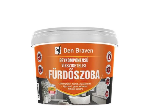 DEN BRAVEN EGYKOMPONENSŰ VÍZSZIGETELÉS FÜRDŐSZOBA 13kg