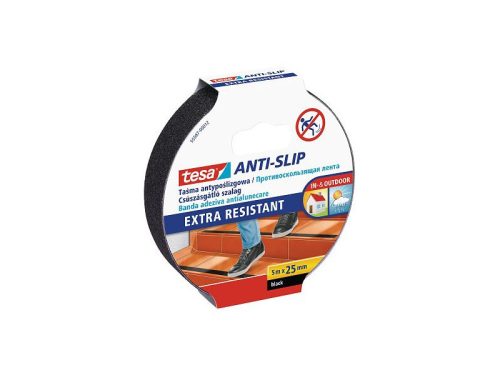 TESA CSÚSZÁSGÁTLÓ SZALAG FEKETE 5Mx25MM (555870001211)