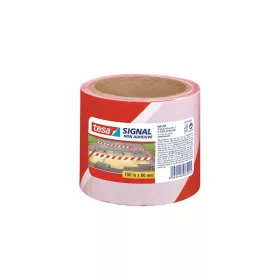 TESA KORDONSZALAG PIROS/FEHÉR 100Mx80MM (581370000000)