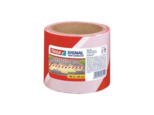 TESA KORDONSZALAG PIROS/FEHÉR 100Mx80MM (581370000000)